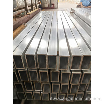 Finitura del mulino 6000 profili di alluminio a tubo quadrati